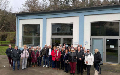 Un grupo da UNED Sénior Coruña visita o museo das Minas de San Finx