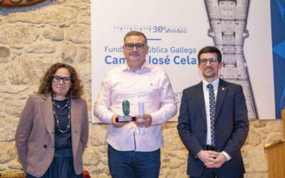 Padrón entrega a Fran Fernández Dávila o XXXV Premio Literario Camilo José Cela