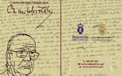 O Concello de Padrón anuncia a 36ª edición do Premio Literario Camilo José Cela de Narrativa