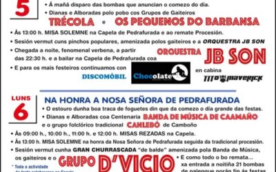 Caamaño celebra as Festas de Pedrafurada os días 5 e 6 de abril