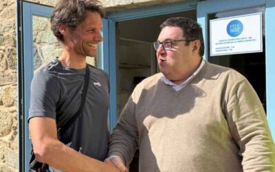 O Albergue da Chaínza de Noia recibe ao seu primeiro peregrino