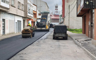 O Concello de Noia mellora o firme da rúa Pontevedra cun investimento de 30.000 euros