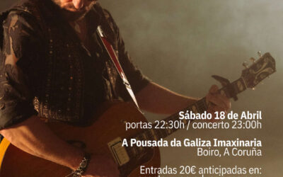 Maneiro estará o 18 de abril na Pousada (Boiro)