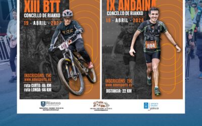Aberto ata o 15 de abril o prazo para inscribirnos na Carreira BTT e na Andaina Concello de Rianxo