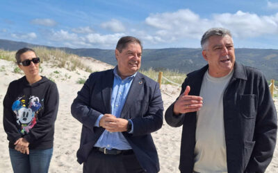 O Goberno investiu máis de 523.000 euros en Carnota para reforzar a protección do litoral e mellorar os accesos