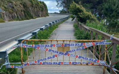 O Concello de Muros esixe a substitución integral da pasarela de madeira de Louro á Demarcación de Costas